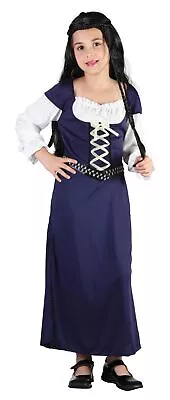 Bristol Novelty CC905 Maid Marion Costume White Medium Approx Age 5 - 7 Years • $11.57