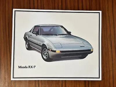 Authentic Vintage Mazda RX-7 Poster  • $29.99