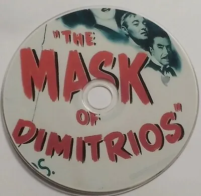 THE MASK OF DIMITRIOS - Sydney Greenstreet - DVD • £3.49