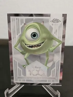 2023 Topps Chrome Disney 100 Mike Wazowski 43 Base Monsters Inc • $2.50