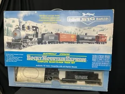 Bachmann Big Haulers Rocky Mountain Express G-Scale Electric Train Set #90015 • $95