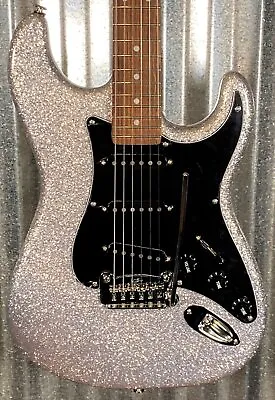 G&L USA Legacy Silver Metal Flake Guitar & Case #5140 • $1950