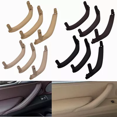 $42.88 • Buy Car Interior Door Handle Inner Panel Pull Trim Cover For BMW F15 X5 X6 2013-2018