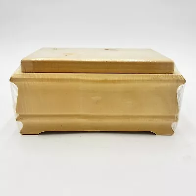 Demis Products Tea Chest Jewelry Box Wooden Unfinished Pine NOS 4.5 X7  Made USA • $9.82