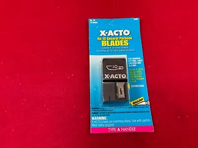 X-ACTO 410 X410 GENERAL PURPOSE CURVED #10 KNIFE BLADES (15) REPLACEMENT Vintage • $22.95