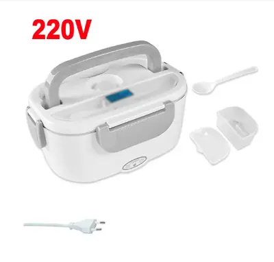 Electric Lunch Box Food Heater UK Plug 3 In 1 80W - Portable Food Warmer • £33.99