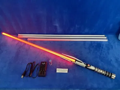 Sar Wars UltraSabers Raven Lightsaber W/ Blades Batteries & Charger • $384.54