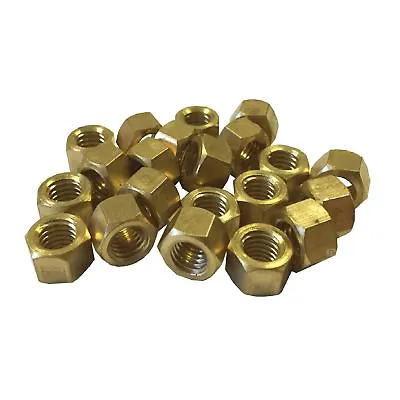 £6.79 • Buy M8 Brass Exhaust Manifold Nuts 8mm X 1.25 Pitch High Temperature