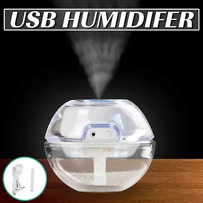$14.99 • Buy USB Car Aroma Diffuser Essential Oil Ultrasonic Air Humidifier Purifier Portable