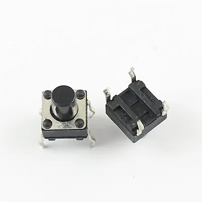 10Pcs Momentary Tactile Tact Push Button Switch 4 Pin DIP 6x6x7.5mm High 7.5mm • $0.98