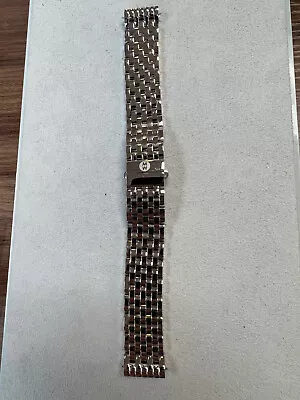 Authentic Michele Deco Mid Stainless Steel 16MM Bracelet MS16DM235009 Band Strap • $99