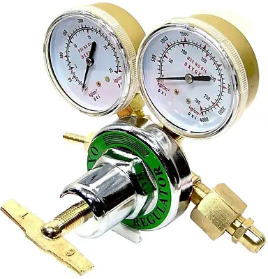 Oxygen Gas Welding Regulator Pressure Gauge Victor Type Solid Brass CGA 540  • $34.98