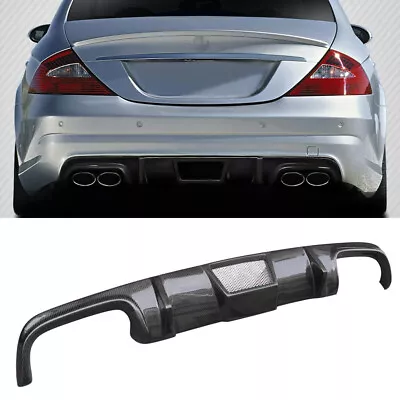 For Mercedes Benz W219 CLS63 CLS55 AMG 2007-11 Carbon Fiber Rear Bumper Diffuser • $399.95