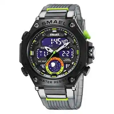 Sports Military Waterproof Quartz Date Analogue Digital Fashion Wrist Watch • £10.99