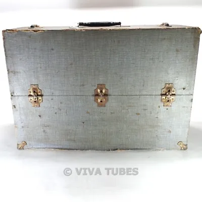$49.95 • Buy Large, Blue, Pacemaker, Vintage Radio TV Vacuum Tube Valve Caddy Carrying Case