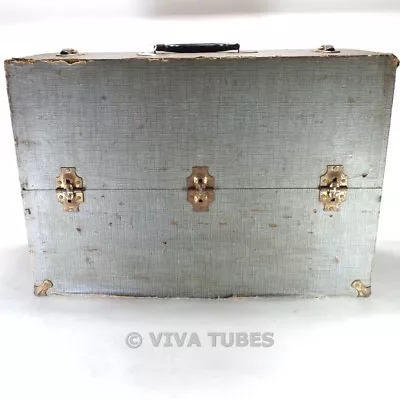 Large Blue Pacemaker Vintage Radio TV Vacuum Tube Valve Caddy Carrying Case • $49.95