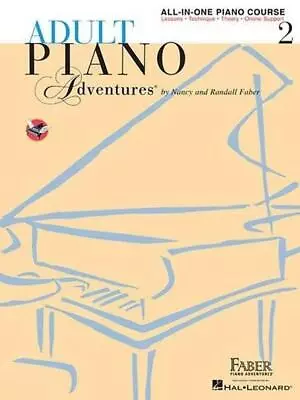 Adult Piano Adventures All-in-One Book 2: Spiral Bound By Nancy Faber (English)  • $20.93