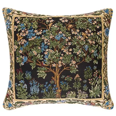 William Morris Tree Of Life Tapestry Pillow Sofa Couch Gobelin Pillow 18 X18  • $32.95