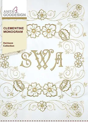 Clementine Monogram - Anita Goodesign • $9.99