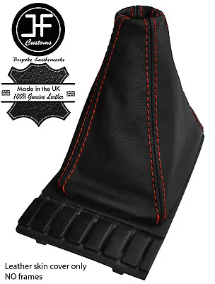 Red Stitch Real Leather Manual Shift Boot Fits Vw Golf Ii Mk2 A2 1983-1992 • $46.01