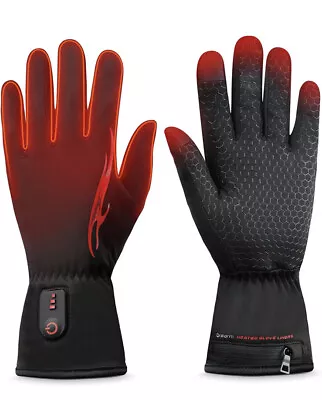 $56 • Buy Heated Glove Liners For Men Women, Rechargeable Electric Battery Heating C31