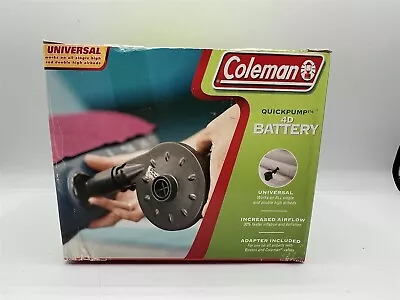 Coleman Quickpump 4d Battery Quick Pump Universal Works On All Airbeds • $14.95