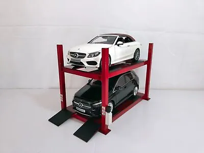 Model Car Diorama Lift Parking 1:64 1:43 1:28 1:24 Double Deck Elevator Garage • $64.59