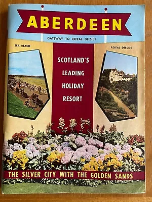 ABERDEEN 1964 Aberdeen Official Holiday Guide RARE Book With 6 Inserts • £9.99