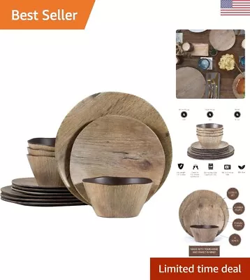 California Design Melamine Plates And Bowls Set For Indoor & Outdoor Dining • $39.99