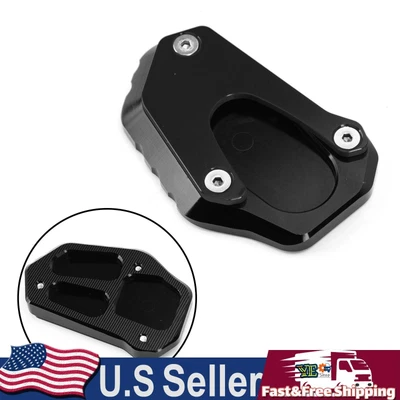 $17.99 • Buy Kickstand Enlarge Plate Pad Fit For Suzuki V-Strom 1050A/XT 2020 Black