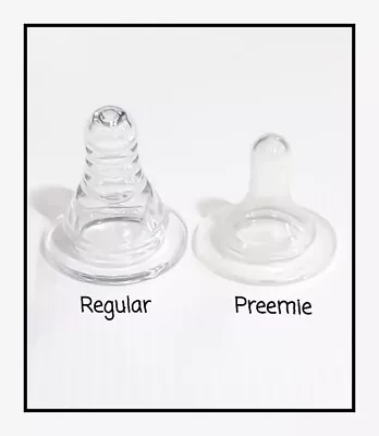 £1.22 • Buy 1 PREEMIE Size Universal No Hole Nipple For Reborn Baby Bottles! 