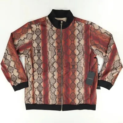 MVP  Frank Thomas Snake Skin Stretch  Mock Long Sleeve Jacket Men's 2XL • $94.99