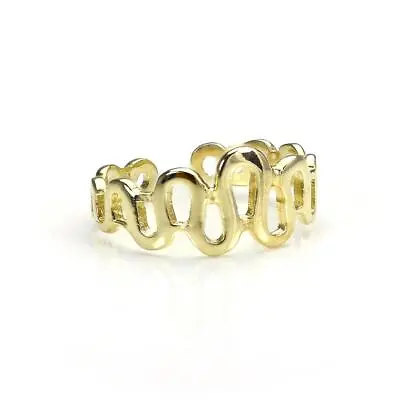9ct Gold Adjustable Snake Crown Toe Ring / Rings • £82
