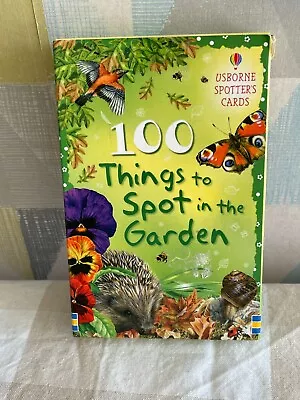 100 Things To Spot In The Garden (Usborne Spotter's Cards) • £0.99