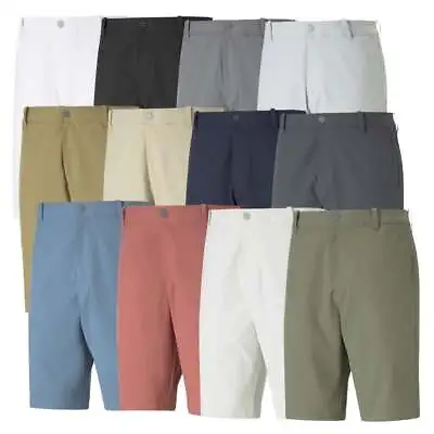 Puma Dealer 10  Inseam Golf Shorts Polyester 2 Way Stretch UPF 50+ • $42.99