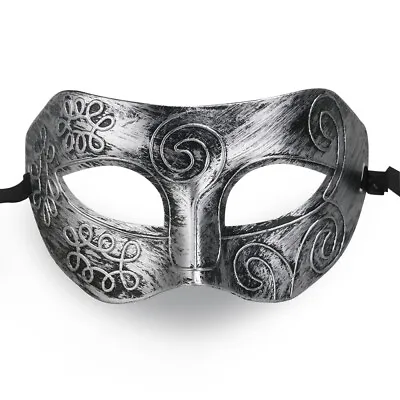 Silver Masquerade Masks For Women Mascarade Masks Men Masquerade Masks T • £6.56