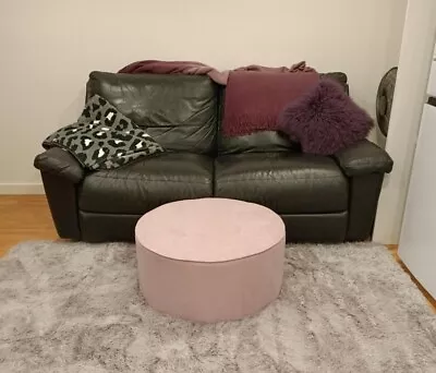 Ottoman Footrest Round Orchid Colour - Fantastic Furniture  • $35