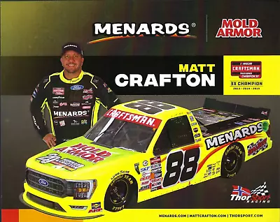 2023 Matt Crafton “mold Armor  #88 Nascar Craftsman Truck Series Postcard • $2.25