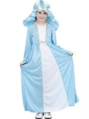 Girls Mary Nativity Book Week Nativity Princess Fancy Dress Costume Girls Outfit • £5