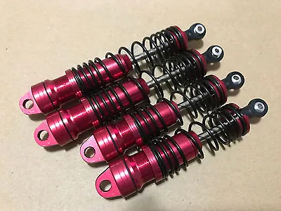 BIG BORE ALUMINUM Shock For ECX Torment 1/10 Brushless Short Course Red • $27.29