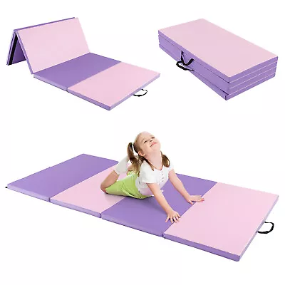 Folding Gymnastics Mat Tumbling Mat Yoga Stretching Aerobics Core Exercise Mat • $143.95