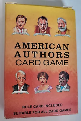 Vtg 1988 American Authors Card Game Playing Cards Us Games Systems Am54 Exc/nm • $14.99