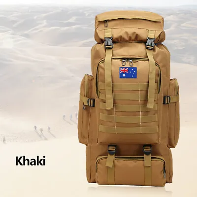 Military Tactical Hiking Backpack Rucksack Bag 30L/40L/80L/100L Camping • $29.99