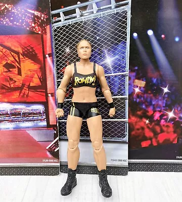 WWE Mattel Figure BASIC KID TOY RONDA ROUSEY BADDEST WOMAN UFC LEGEND WRESTLING • £7.49