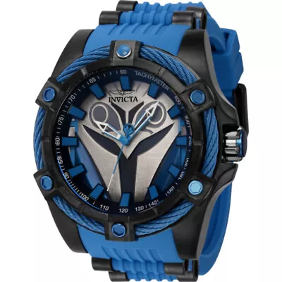 Invicta Star Wars Bo Katan Quartz Silver Dial Men's Watch 41320 • $69.11