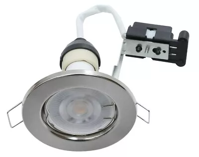 1 X Gu10 Mains 240 Volt Halogen Led Recessed Downlight Spotlight Downlighter • £4.85