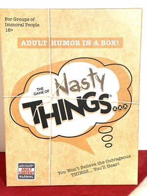 $9.99 • Buy The Game Of Nasty Things... Adult Humor In A Box, Open Box
