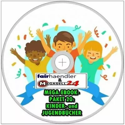 ☝ Mega-Ebook-Paket 20 KINDER- Und JUGENDBÜCHER 100 EBooks EPUB PDF Sammlung CD • £8.50