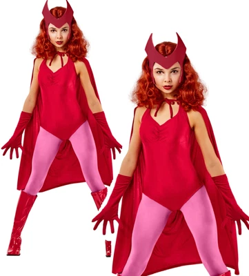 £23.99 • Buy Wanda Vision Wanda Scarlet Witch Marvel Ladies Fancy Dress Costume