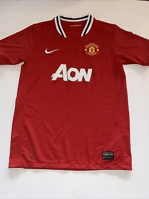 Nike Red Manchester United AON  Youth Boys Jersey Large • $13.16